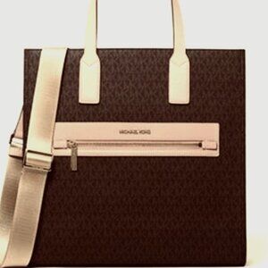 Michael Kors Kenly Large Satchel Tote